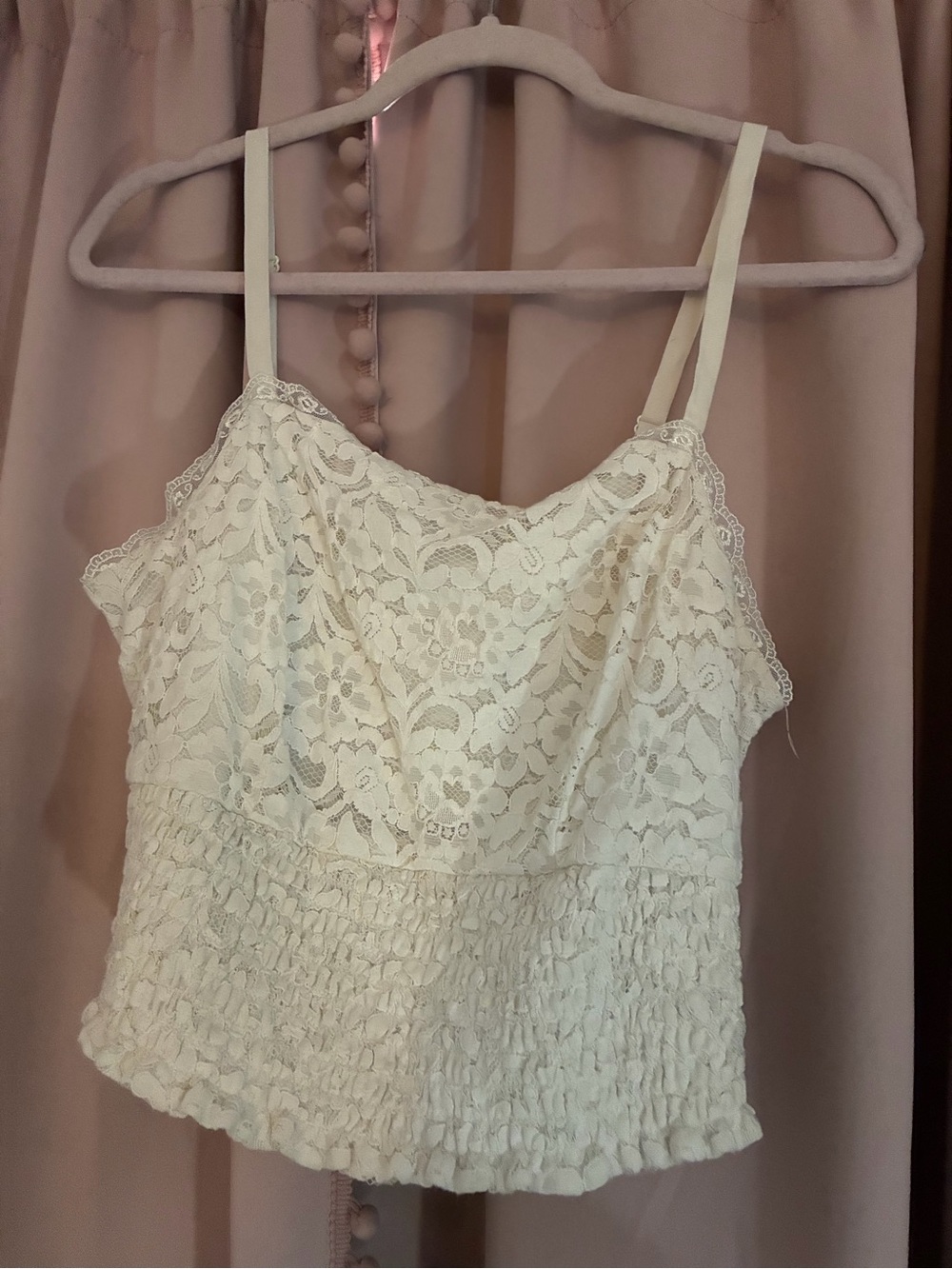 Lacy White Torrid Tank